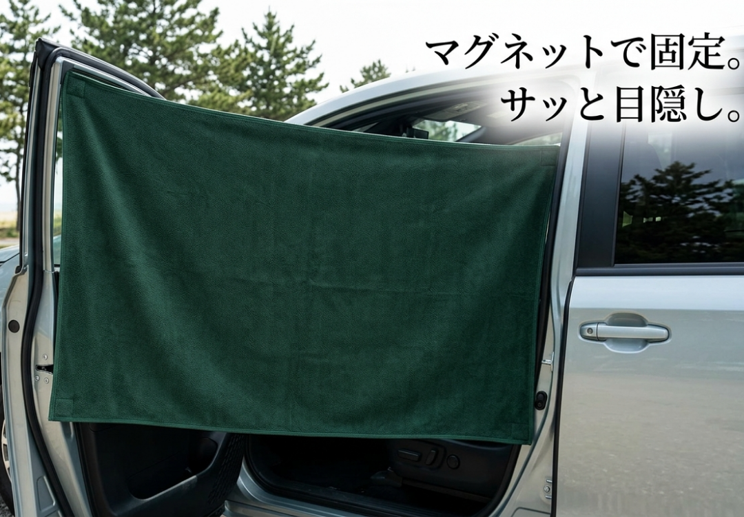 KAKUREMI™｜マグネット付き着替えタオル