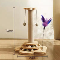 👉 高さ50cmの天然木製