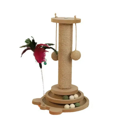 猫ちゃんの楽園タワー爪とぎ・遊び・リラックスが一体化！